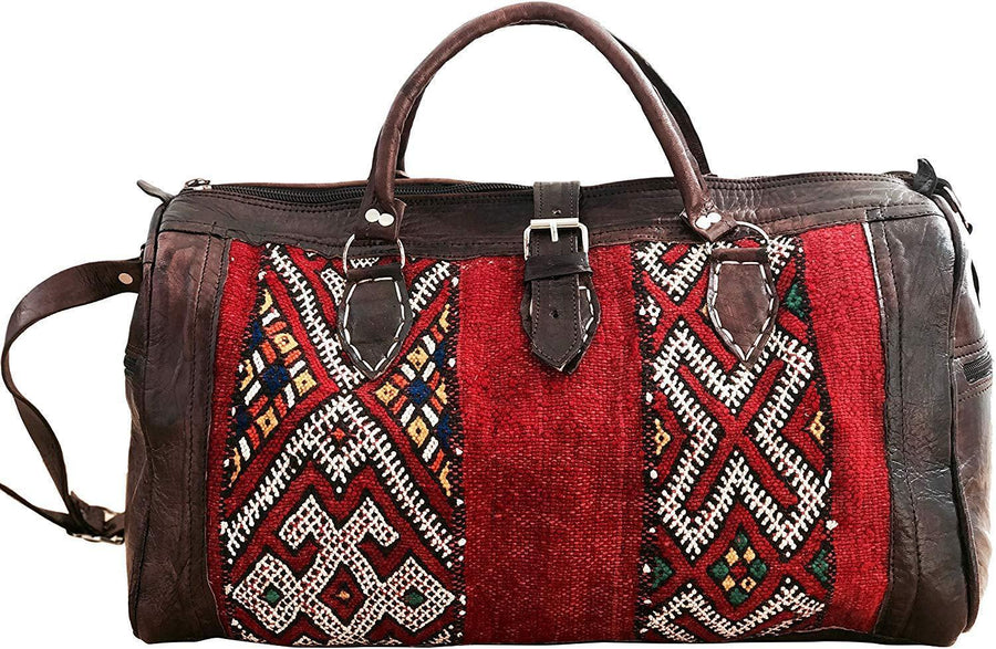 Multicolor Leatherbag Handmade Kilim Leather Sling Bag, Model Number: R02  at Rs 900/piece in Jaipur
