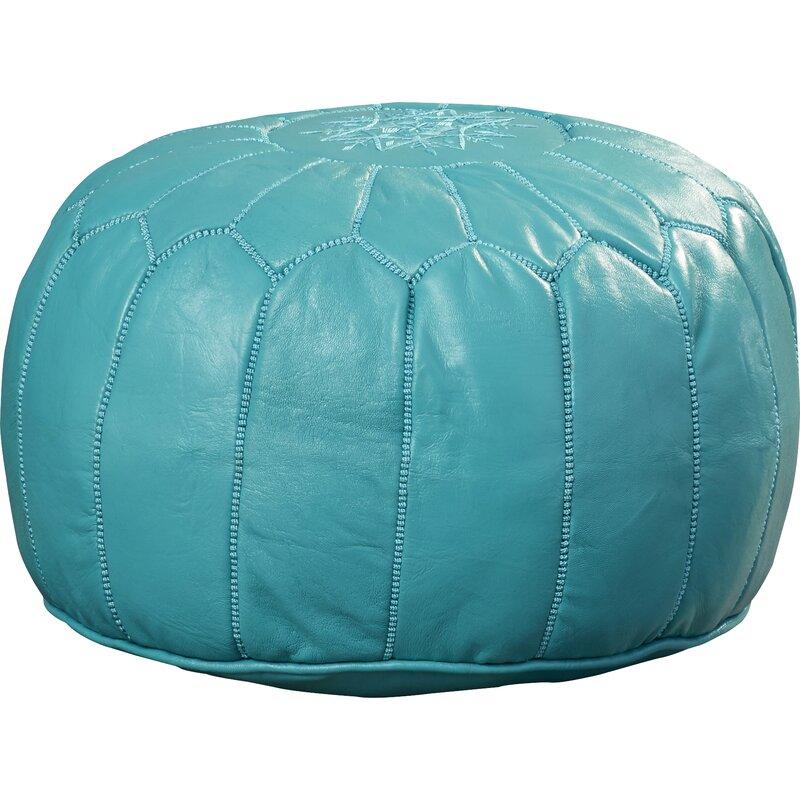 boholand™ Moroccan Pouf Ottoman 100% Genuine Leather