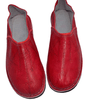 MEN MOROCCAN BABOUCHE SLIPPERS RED - boholandesing