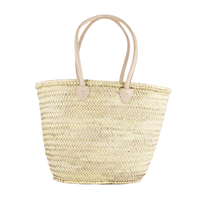  AnewStraw Basket Straw Market Basket Bag with Long
